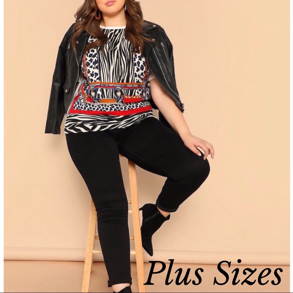 Women's Multicolor Patterned Top